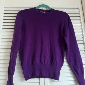 Benetton Purple Wool Sweater